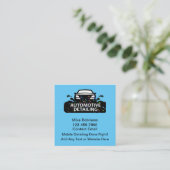 Cool Automotive Détail Carte de visite unique (Debout devant)