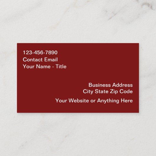 Cool Automotive New Business Cards Visitekaartje (Achterkant)