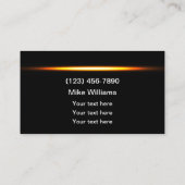 Cool Automotive Services Cartes de visite modernes (Dos)