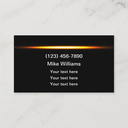 Cool Automotive Services Cartes de visite modernes (Dos)