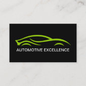 Cool Automotive Sleek Carte de visite moderne (Devant)