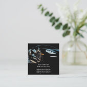 Cool Automotive thème Carte de visite Modèle (Debout devant)