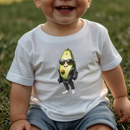 Cool Avocado | T-shirt en jersey fin pour bébés