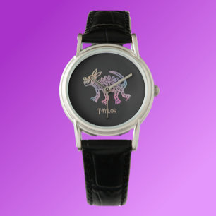 Cool Aztec Design Dog Horloge