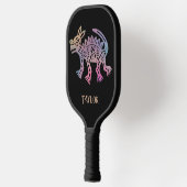 Cool Aztec Design Dog Pickleball Paddle (Links)