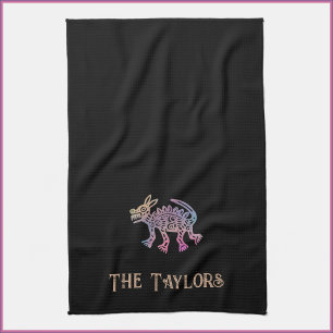 Cool Aztec Design Dog Theedoek