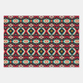 Cool Aztec Tribal Pattern Party Inpakpapier Vel (Voorkant)