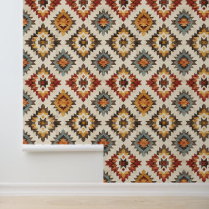 Cool Aztec Western tegelpatroon Behang