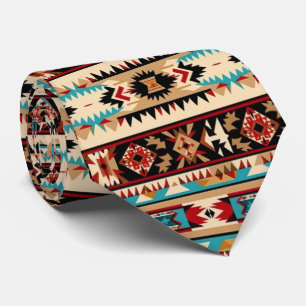 Cool Aztec Western tegelpatroon stropdas
