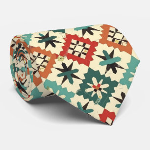 Cool Aztec Western tegelpatroon Stropdas