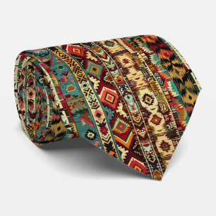 Cool Aztec Western tegelpatroon Stropdas