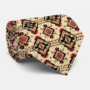 Cool Aztec Western tegelpatroon Stropdas
