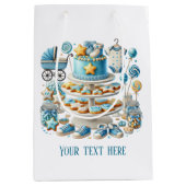 Cool baby boy douche aanpasbaar medium cadeauzakje (Voorkant)