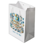 Cool baby boy douche aanpasbaar medium cadeauzakje (Achterkant Gekanteld)