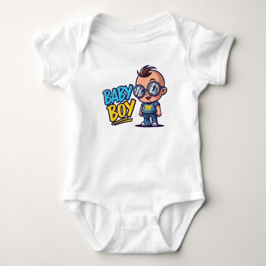 Cool Baby Boy Vibes Romper (Voorkant)
