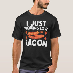 Cool Bacon Art voor mannen Varkenshoudende stammen T-shirt