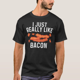 Cool Bacon Art voor mannen Varkenshoudende stammen T-shirt