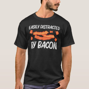 Cool Bacon Art voor mannen Varkenshoudende stammen T-shirt