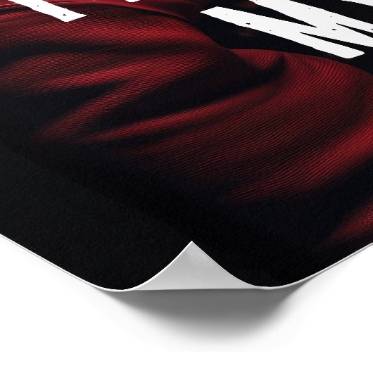 Cool Badass Santa - Spiked Eggnog Spiked Outfit Poster (Hoek)