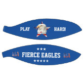Cool Bald Eagle, de Amerikaanse vlag, Star Basketbal (Panelen)