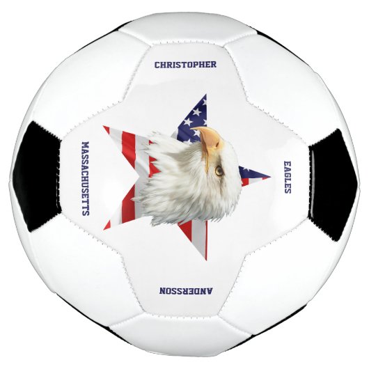 Cool Bald Eagle, Drapeau Américain, Star (Tourné)