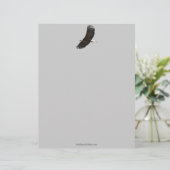 Cool Bald Eagle Wildlife Collectie Briefhoofd Sjabloon (Staand voorkant)