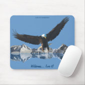 Cool Bald Eagle Wildlife Collectie Muismat (Met muis)