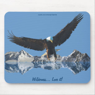 Cool Bald Eagle Wildlife Collectie Muismat