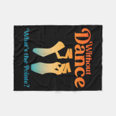 Cool Ballet Art For Women Girls Ballet Dancer Reci Fleece Deken (Voorkant (Horizontaal))