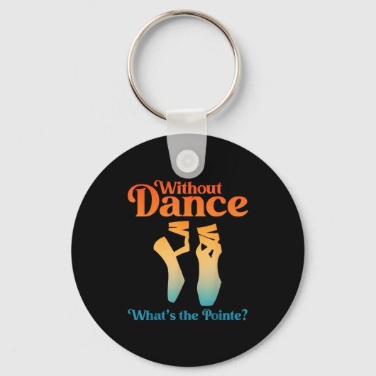 Cool Ballet Art For Women Girls Ballet Dancer Reci Sleutelhanger (Voorkant)