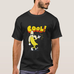 "Cool Banana Walking: Fun & Funky T-Shirt Design"