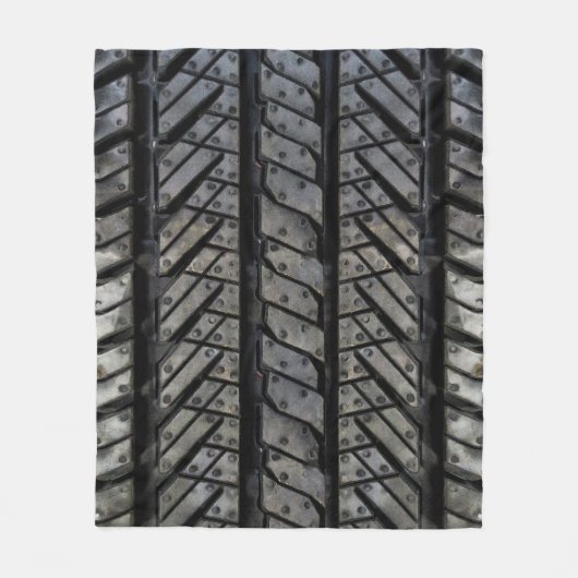 Cool bandrubber automobieldecor fleece deken (Voorkant)