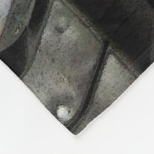 Cool bandrubber automobieldecor fleece deken (Hoek)