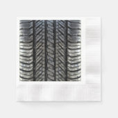 Cool bandrubber automobieldecor servetten (Voorkant)