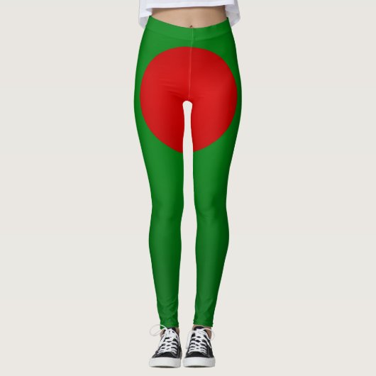 Cool Bangladesh Flag Mode Leggings (Voorkant)