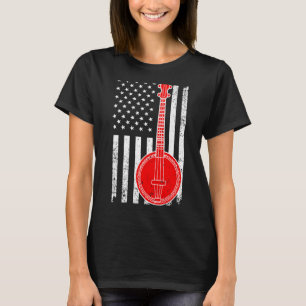 Cool Banjo Voor Mannen Vrouwen Kinder Bluegrass Ba T-shirt