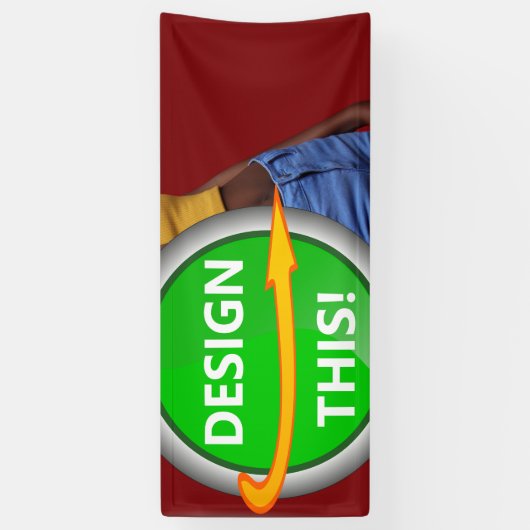 COOL! Banner - 2.5' x 6' - Outdoor - Aangepast (Verticaal)