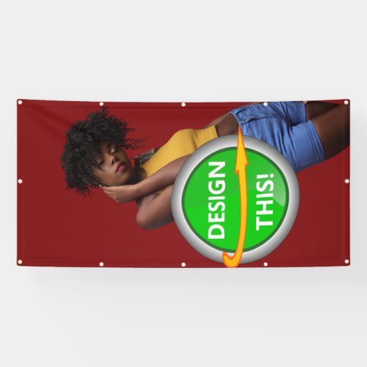 COOL! Banner - 4'x8' - Buiten met metalen oogjes (Horizontaal)