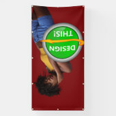 COOL! Banner - 4'x8' - Buiten met metalen oogjes (Verticaal)