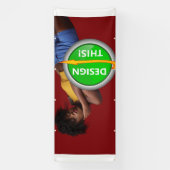 COOL! Bannière - 1,2x3 m - Extérieur avec œillets  (Verticale)