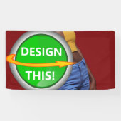 COOL ! Bannière - 1.6'x3' - Extérieur - Personnali (Horizontal)