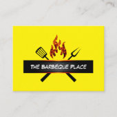 Cool Barbeque Restaurant Et Grill Carte de visite (Devant)