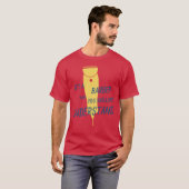 Cool barber schort quote voor mannen barber stoel t-shirt (Voorkant volledig)