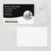 Cool Barber Shop Loyauté Récompenses Cartes de vis (Devant / Derrière)