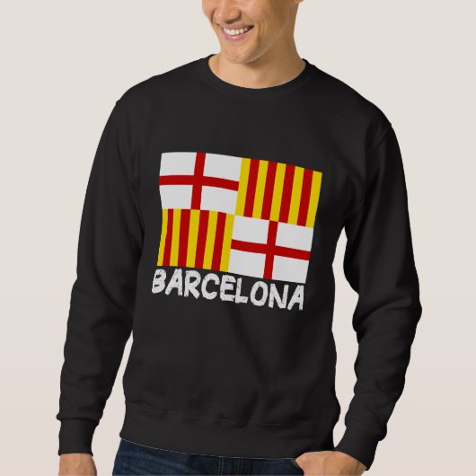 Cool Barcelona Flag Trui (Voorkant)