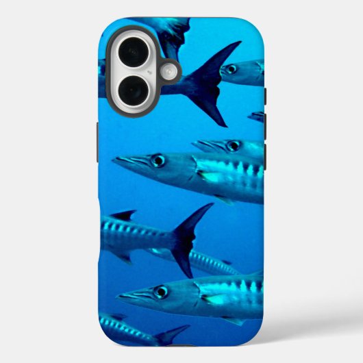 Cool Barracudas Onderwater Case-Mate iPhone Case (Achterkant)