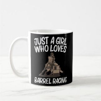 Cool Barrel Racing for Girls Kinder Racer Cowgirl  Koffiemok