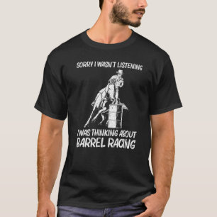 Cool Barrel Racing voor vrouwelijke Mannen Rodeo H T-shirt