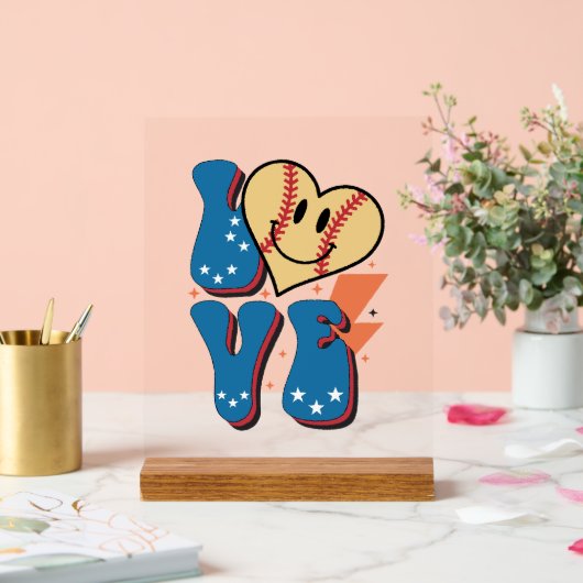 Cool Baseball amateur de sport mot art (Mariage)