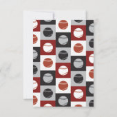 COOL BASEBALL Bar Bat Mitzvah Party Card Kaart (Achterkant)
